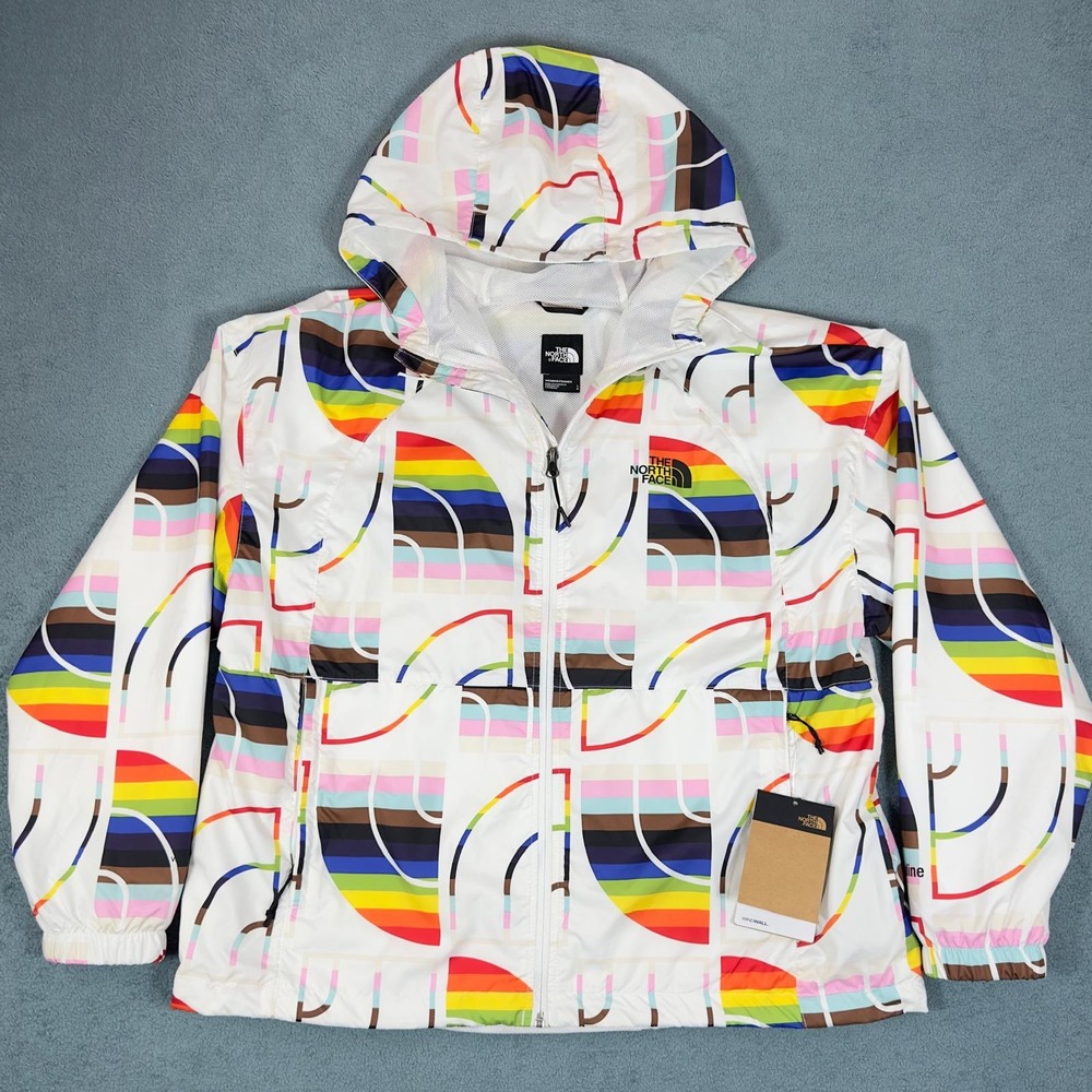 The‎ North Face Printed Hydrenaline Jacket 2000W Full Zip Women's size Large